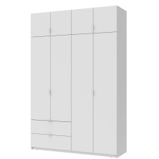 Розпашна Шафа для одягу Doros Лукас Білий 160х50х240 (80737067)